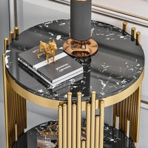 aurix modern marble side table